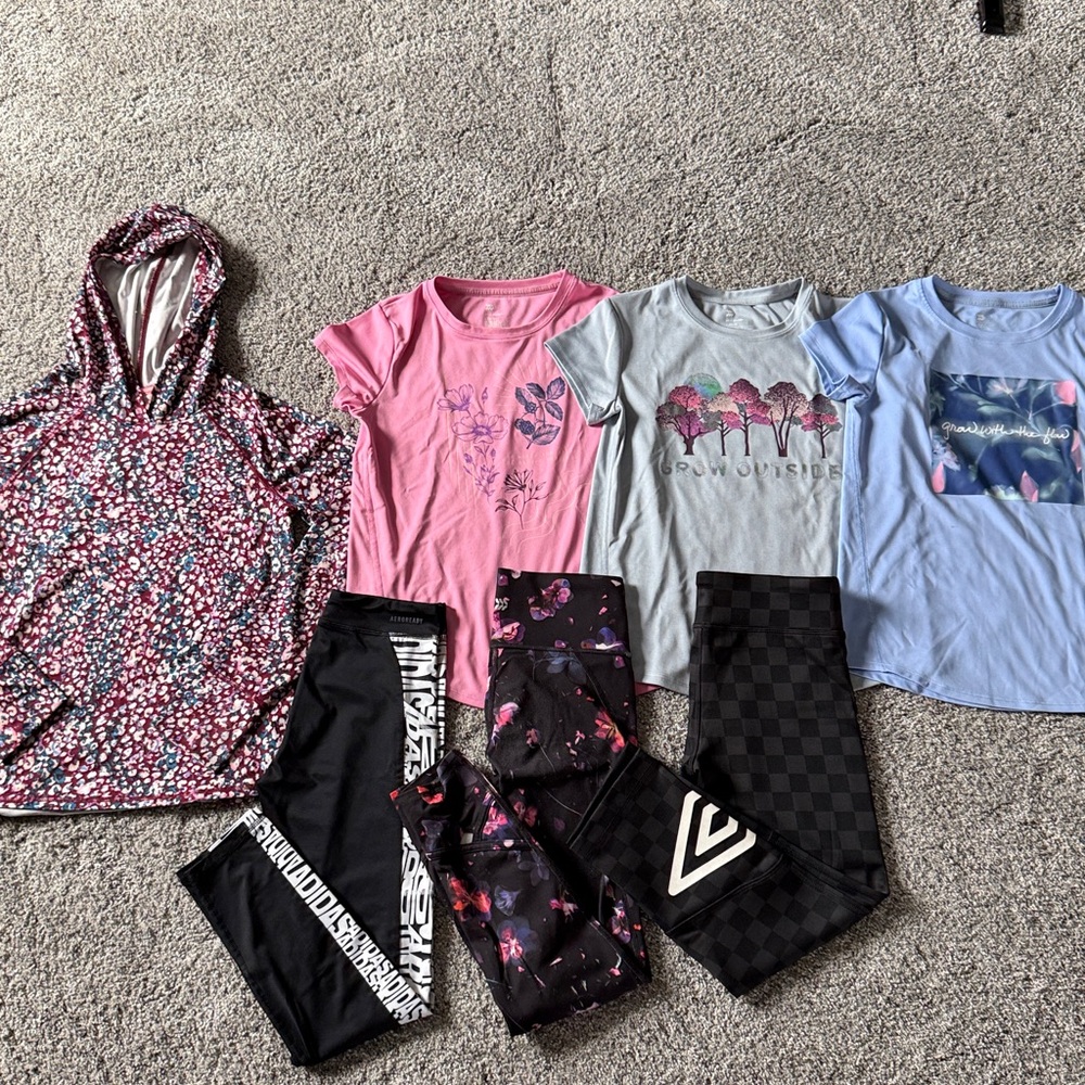 Colorful assorted Activewear Set for girl size L 10-12